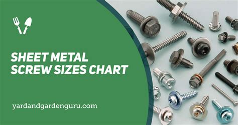 sheet metal screw diameter chart